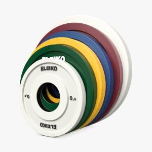 Eleiko IWF Weightlifting Rubber Coated Competition Discs