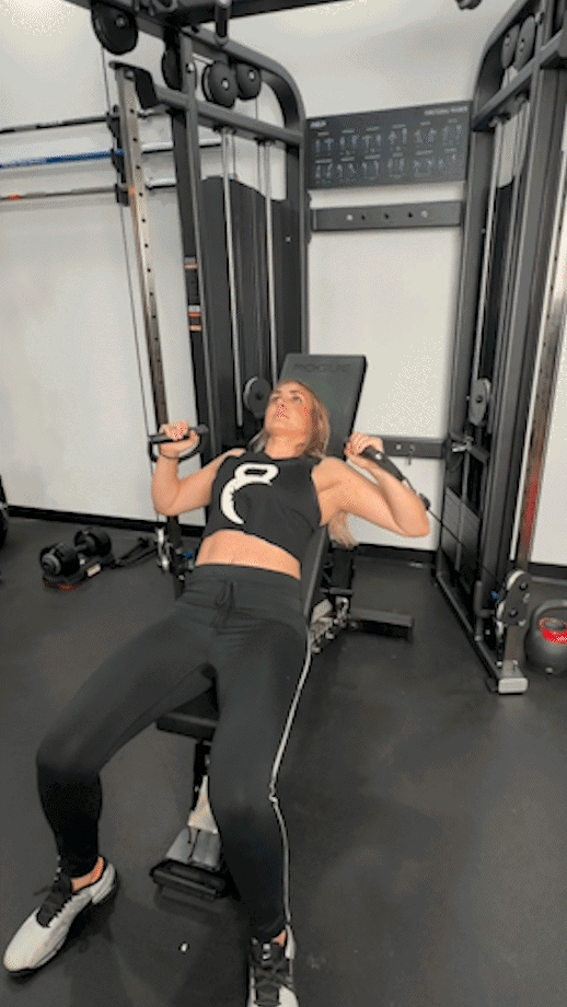 cable incline bench press