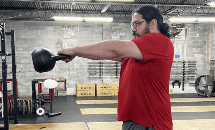 Caine Wilkes kettlebell swing