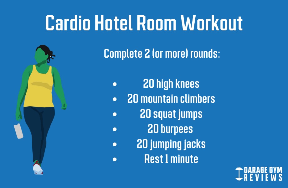 cardio hotel room workout