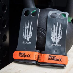 Bear Komplex 2 Hole Hand Grips - Carbon Fiber