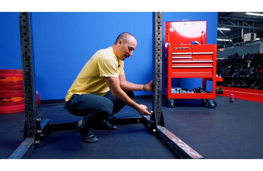 coop adjusting bridge built phoenix squat rack