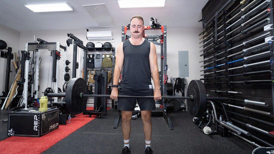 Coop lifting with a barbell