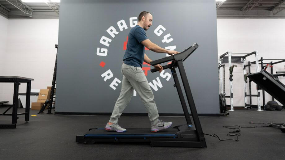 coop walking on xterra tr150 treadmill