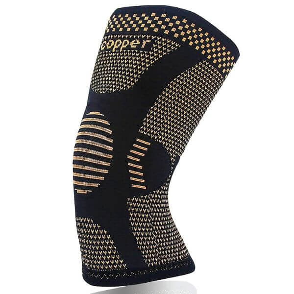 Copper Compression Recovery Knee Sleeve Highest Copper Content Knee Brace.  S