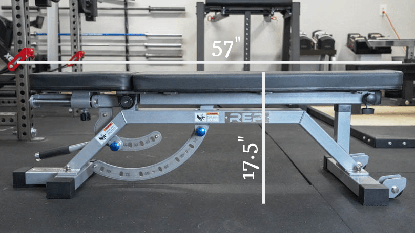 dimensions of the REP Fitness AB-5000