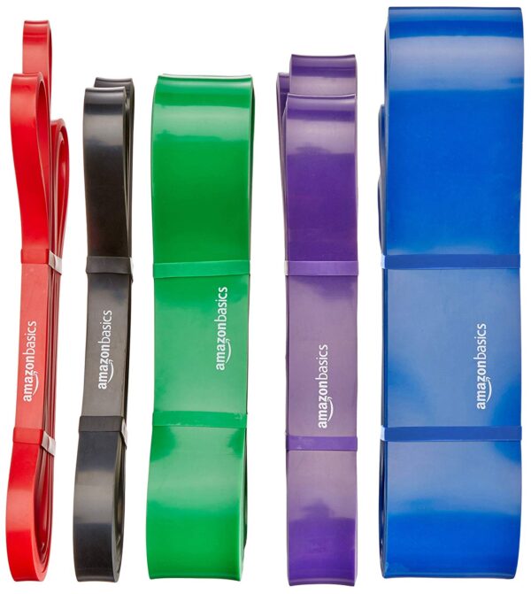 AmazonBasics Resistance and Pull up Bands Garage Gym Reviews
