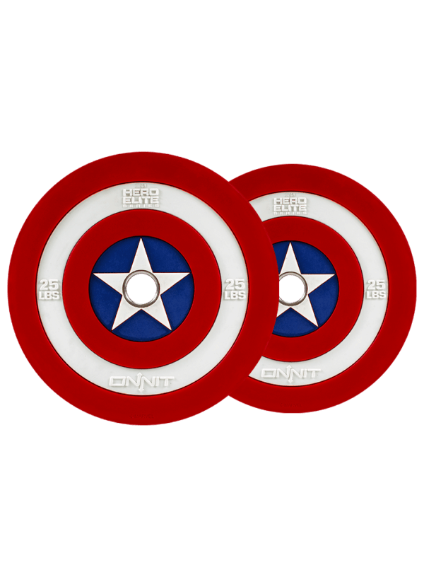 Onnit Captain America Shield Barbell Plates