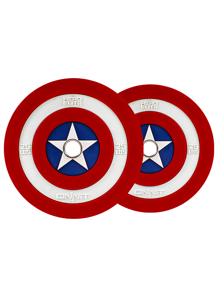 Onnit Captain America Shield Barbell Plates