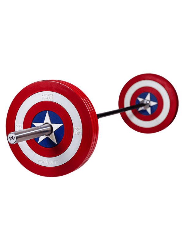 Captain america weight plates deals