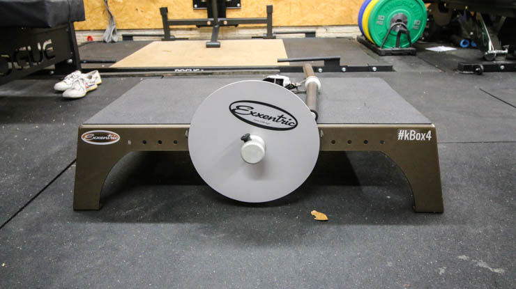 Exxentric kBox4 Flywheel Training thick gauge aluminum platform