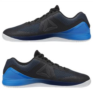 black and blue Reebok CrossFit Nano 7 shoes