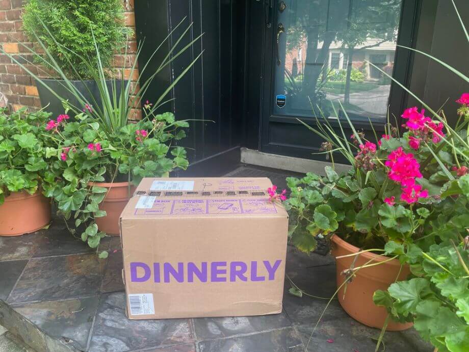 Dinnerly Delivery On Doorstep