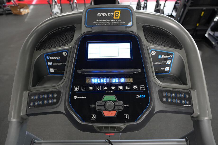 display panel on horizon 7.4 treadmill