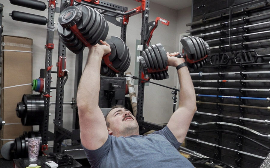 Coop with the Bowflex SelectTech 552 Adjustable Dumbbells