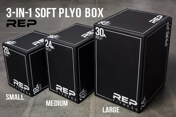 3-in-1 Wood Plyo Boxes, REP Fitness