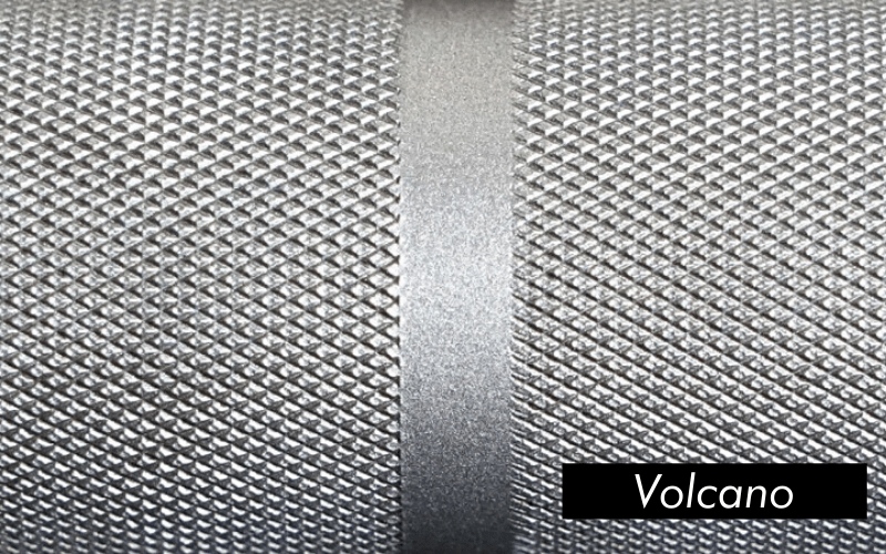 volcano knurling