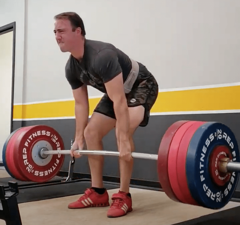 deadlift with knurling