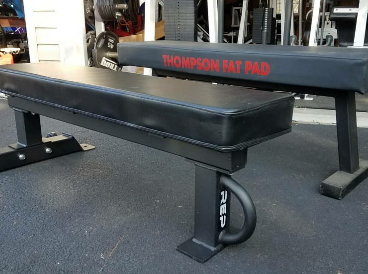 Rep Fitness FB-5000 Competition Flat Bench vs Thompson fat pad