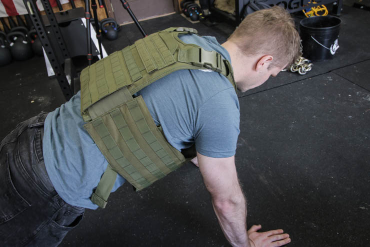 man wearing the Invest Pro Weight Vest