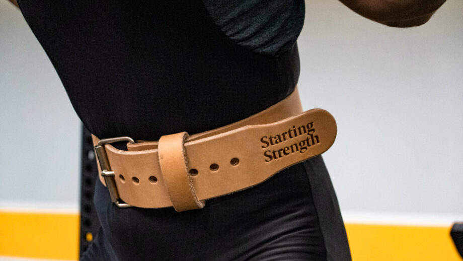Starting clearance strength belt