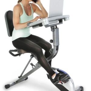 1000 Fully Adjustable Desk Folding Exercise Bike