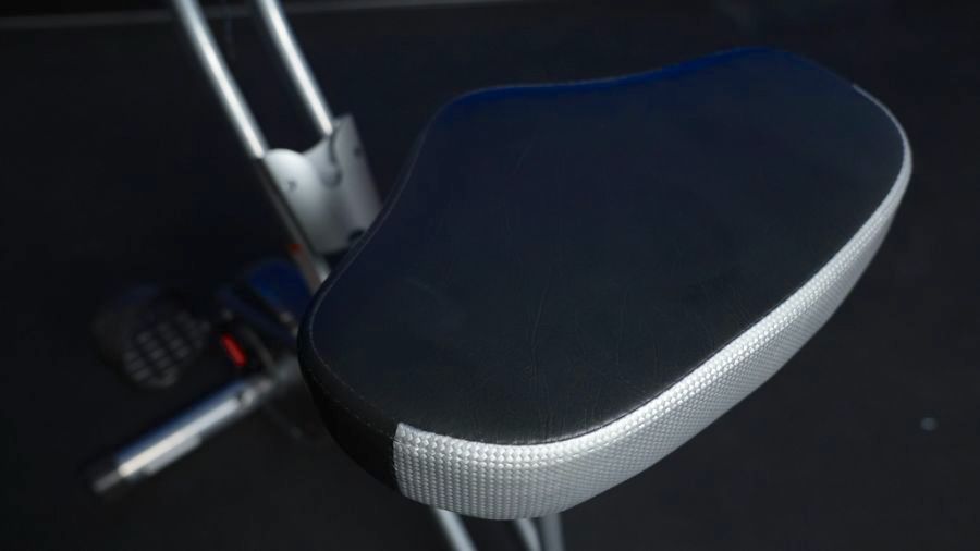 An image of the Exerpeutic folding magnetic exercise bike seat