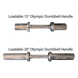 Titan Loadable Olympic Dumbbell Handles