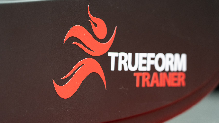 TrueForm Trainer logo close up 
