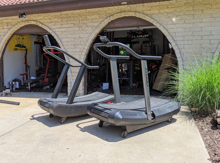 TrueForm Trainer and Assault Air Runner side by side 