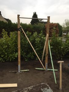 DIY Outdoor Weightlifting rack