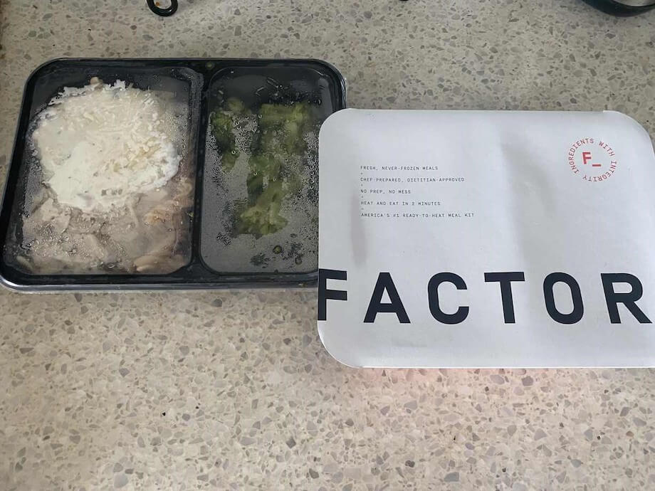 Factor Meals Chicken Alfredo With Broccoli