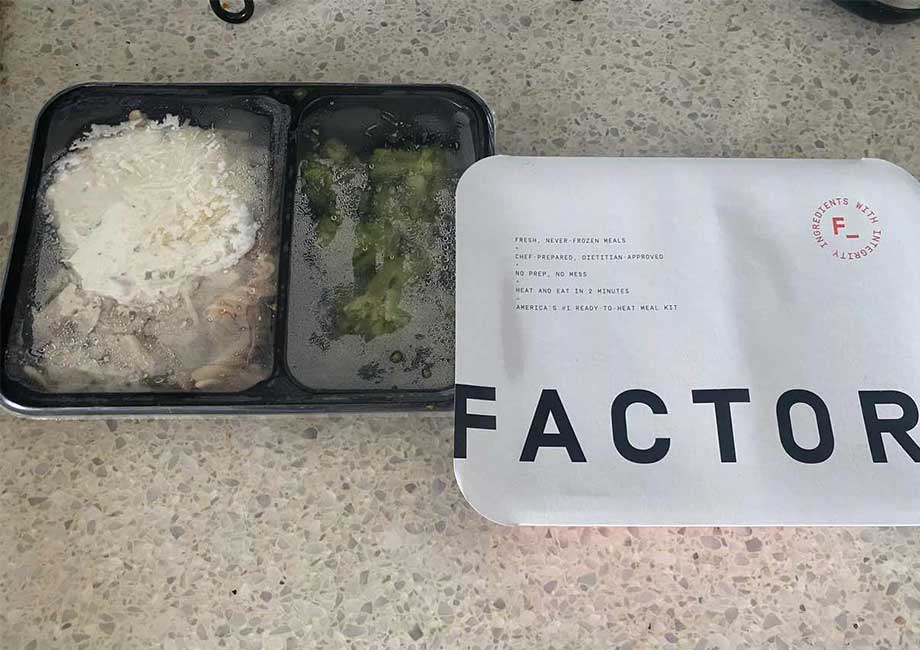 Factor Meals Chicken Alfredo With Broccoli