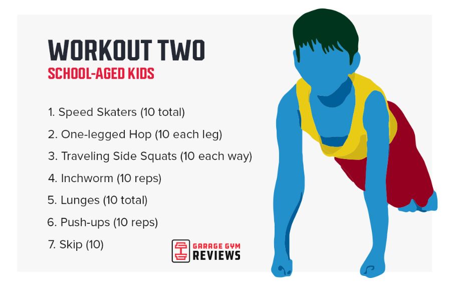 An image of a workout for kids