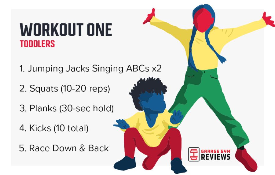 An image of a workout for toddlers