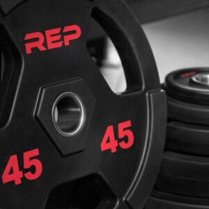 REP Rubber Coated Olympic Plates