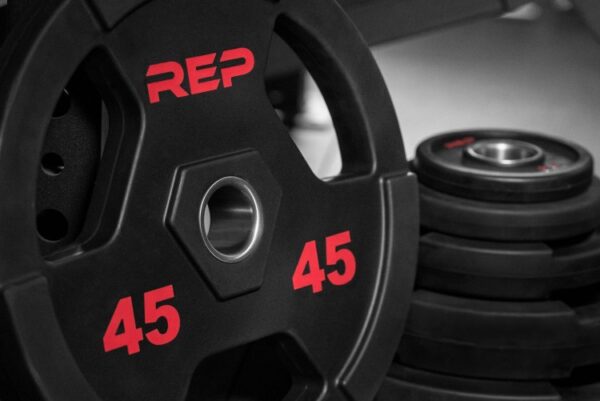 REP Rubber Coated Olympic Plates