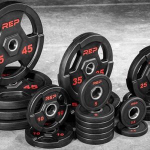 REP Rubber Coated Olympic Plates