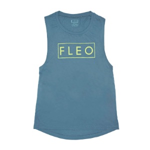 Women's teal tank top from FLEO