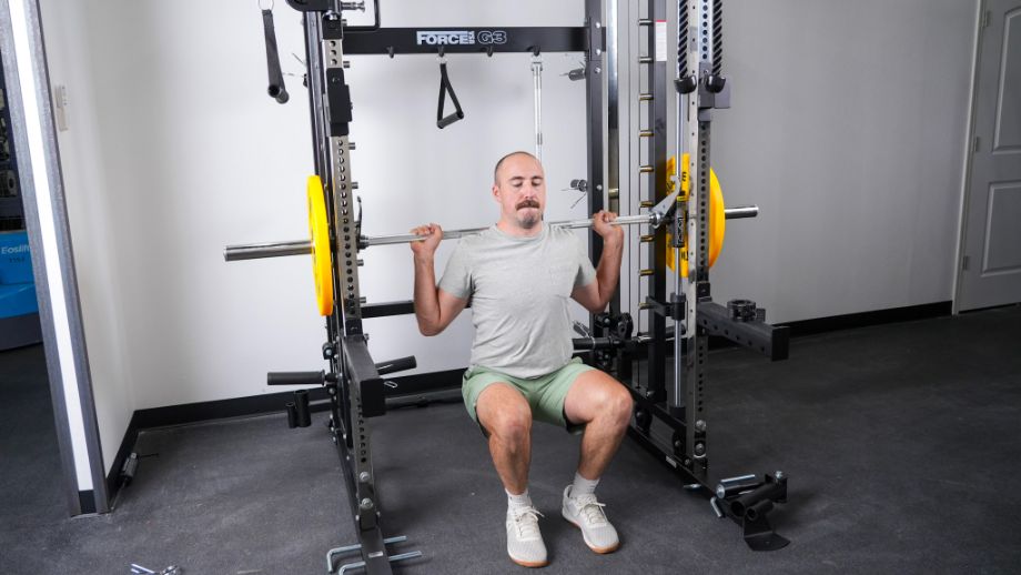 Man using the Smith machine on the Force USA G3