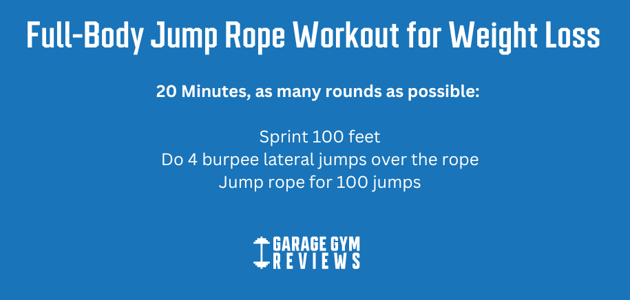Full-body jump rope workout