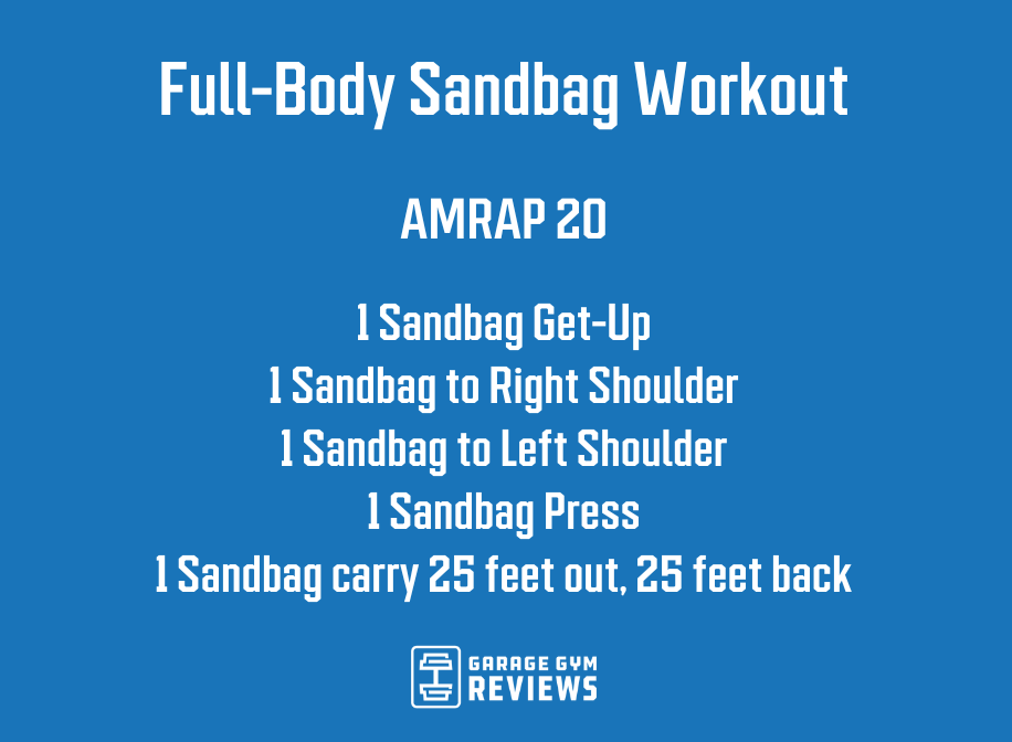 full-body sandbag workout