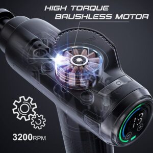 Fusion Black Pro Massage Gun specs