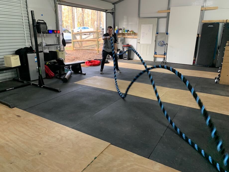 garage fit battle rope