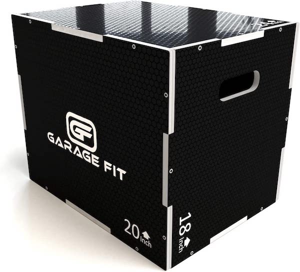 garage fit wooden plyo box