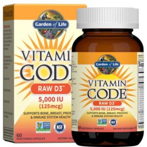 An image of Garden of Life Vitamin Code Raw D3