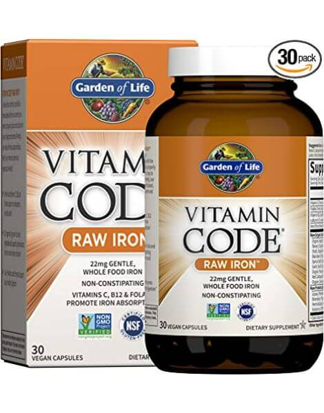 Garden of Life Vitamin Code Raw Iron