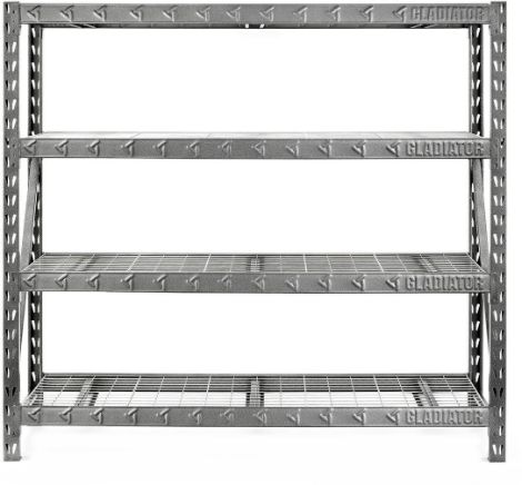 Gladiator 4-Tier Welded Steel Garage Storage Shelving Unit