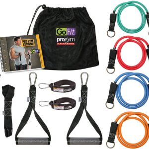 gofit progym extreme workout kit resistance bands.