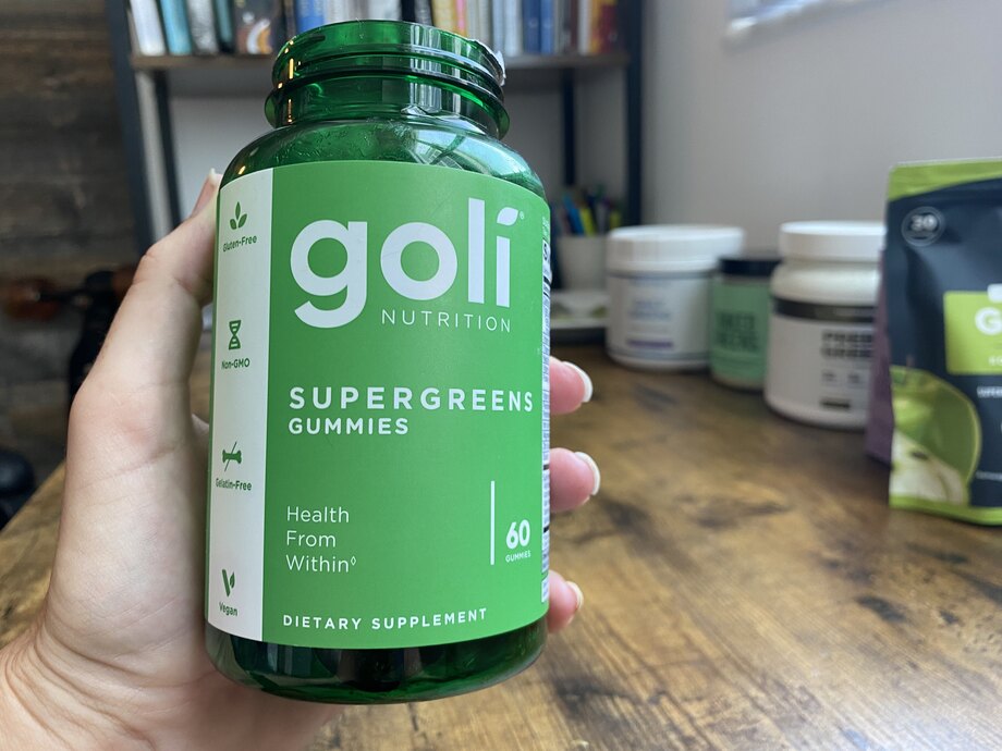 Goli Greens Gummies Label 2